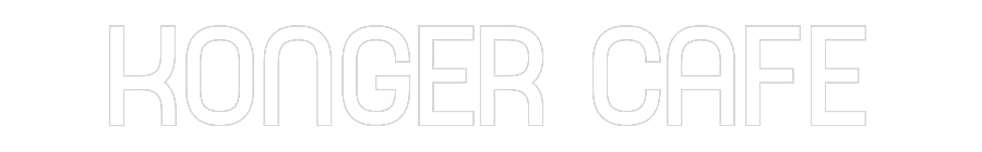 Custom Neon Sign Online Editor KONGER CAFE