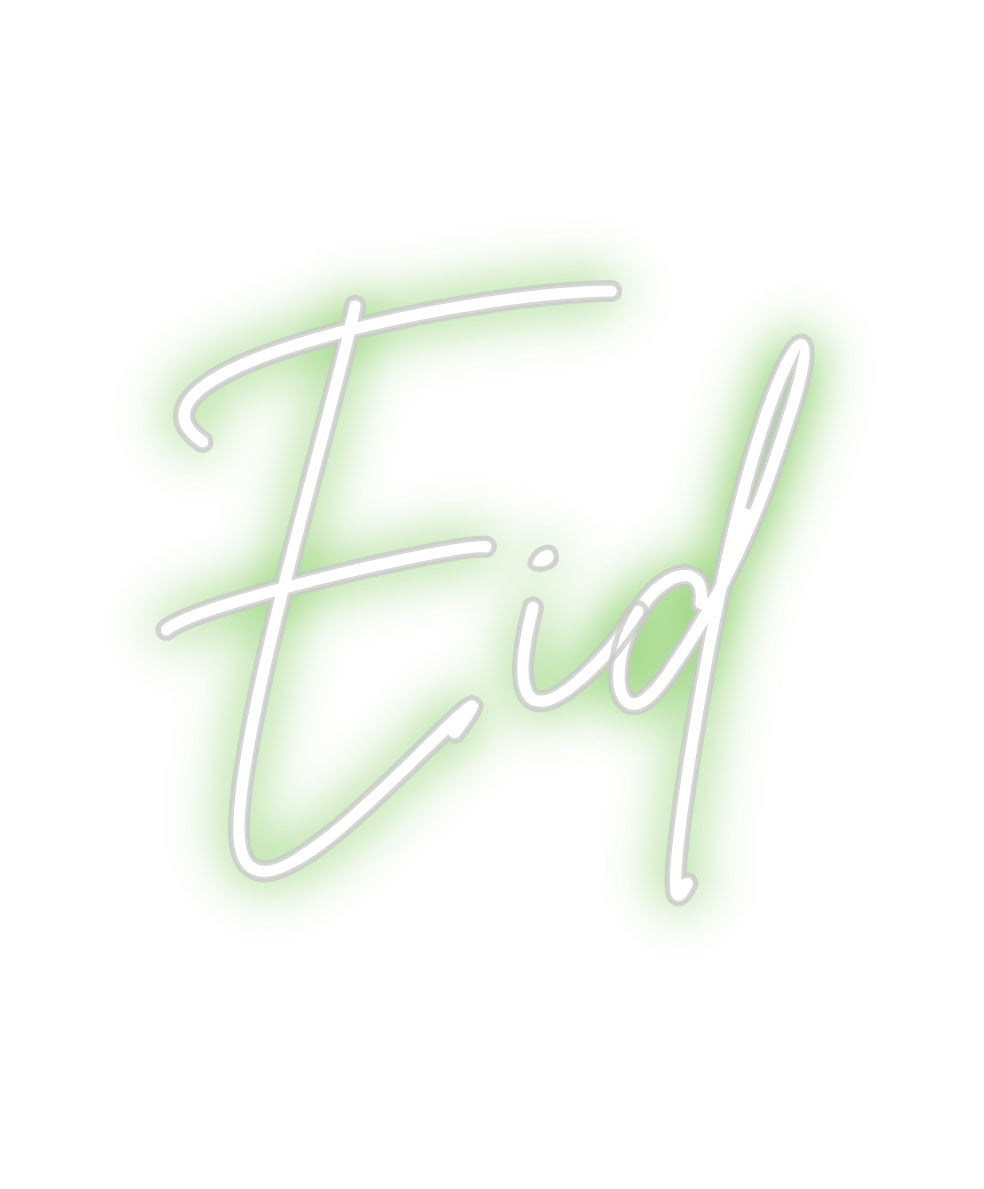 Custom Neon Sign Online Editor Eid