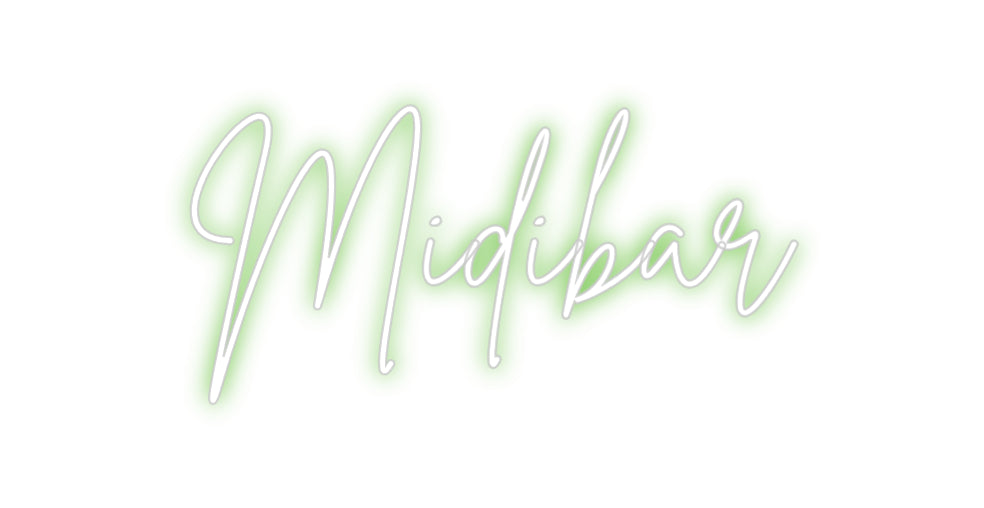 Custom Neon Sign Online Editor Midibar