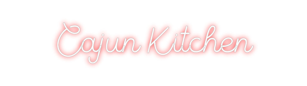 Custom Neon Sign Online Editor Cajun Kitchen
