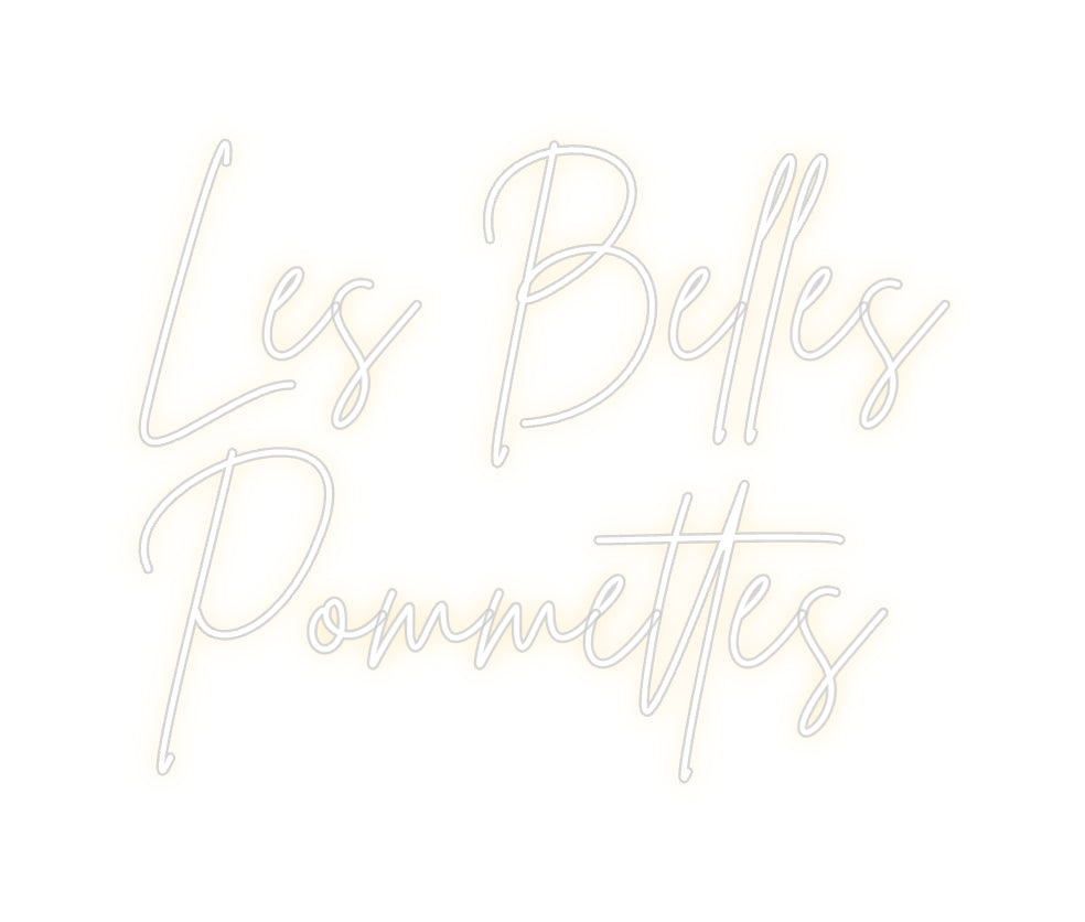 Custom Neon Sign Online Editor Les Belles
P...