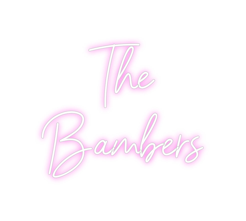 Custom Neon Sign Online Editor The
Bambers