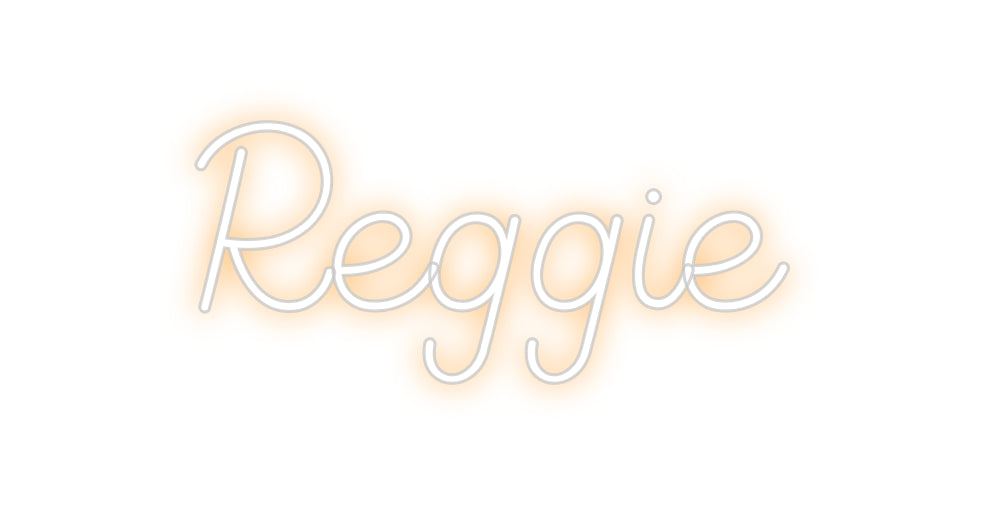 Custom Neon Sign Online Editor Reggie