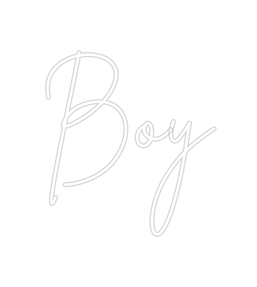 Custom Neon Sign Online Editor Boy
