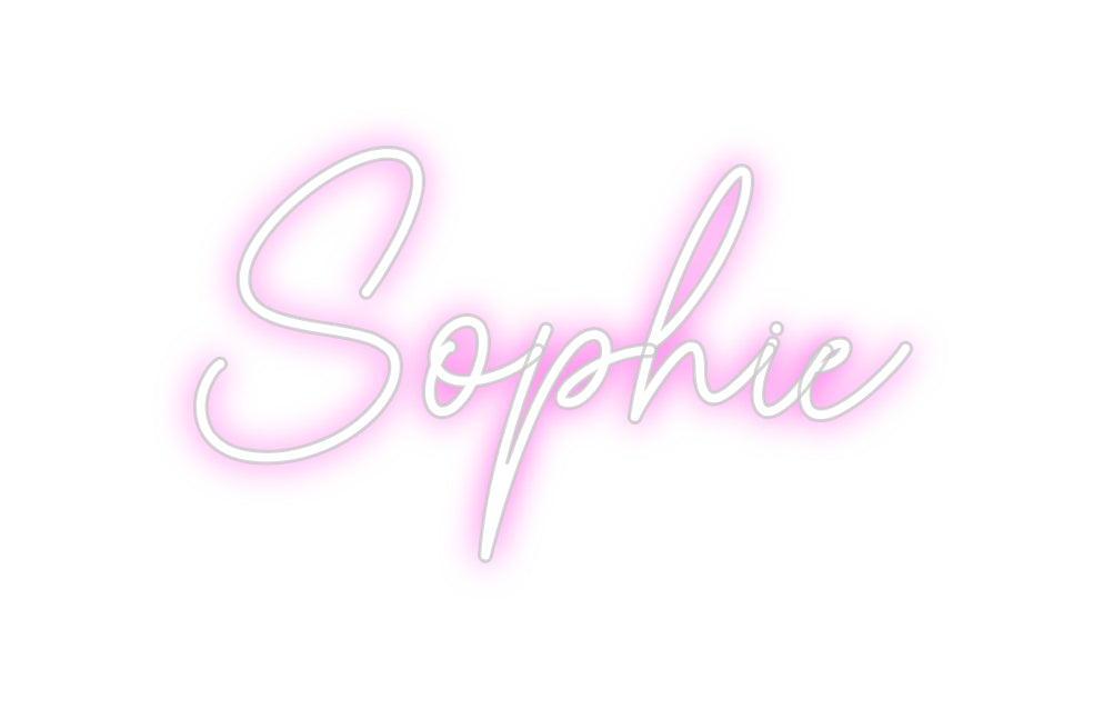 Custom Neon Sign Online Editor Sophie
