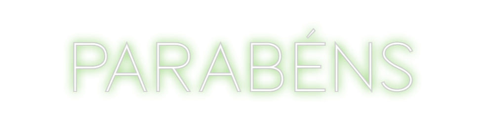 Custom Neon Sign Online Editor Parabéns