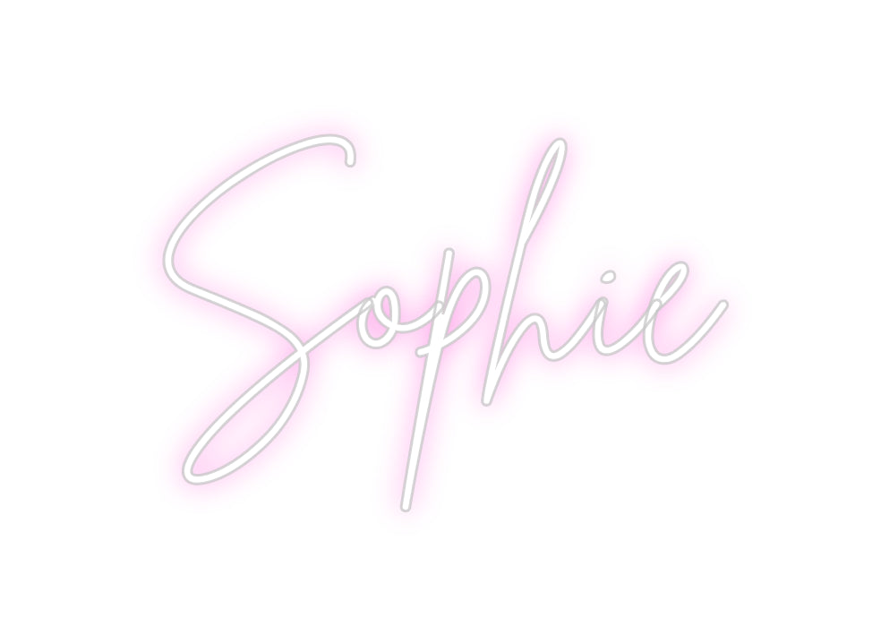 Custom Neon Sign Online Editor Sophie