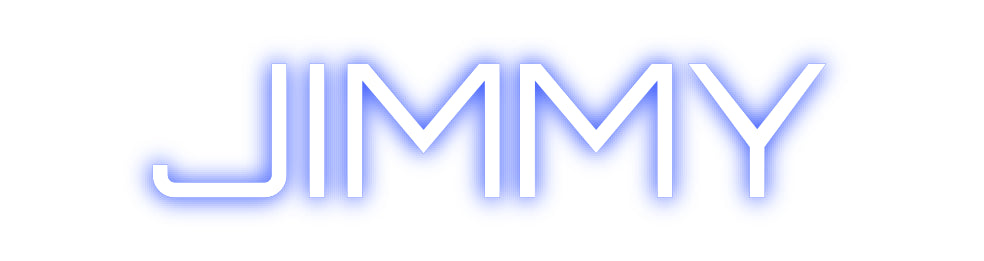 Custom Back Lit Neon Sign Online Editor JIMMY