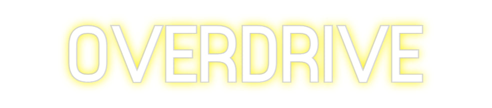 Custom Neon Sign Online Editor OVERDRIVE