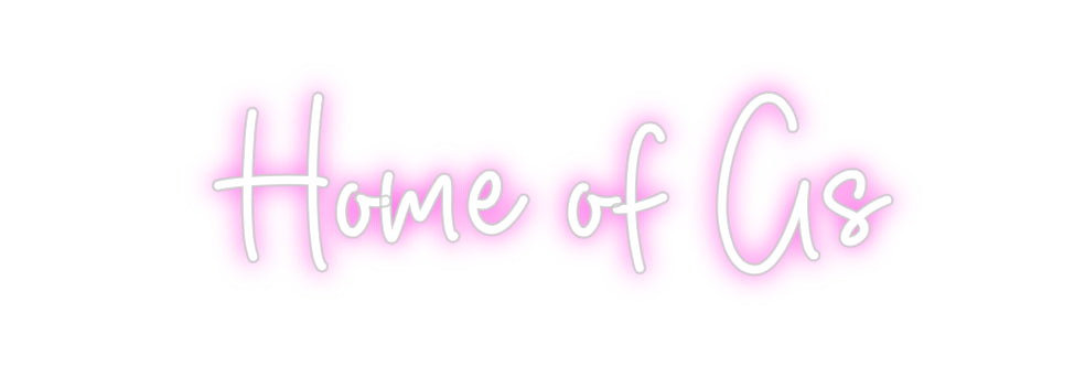 Custom Neon Sign Online Editor Home of Gs