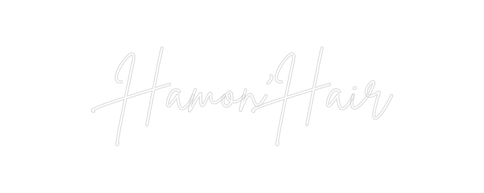 Custom Neon Sign Online Editor Hamon’Hair