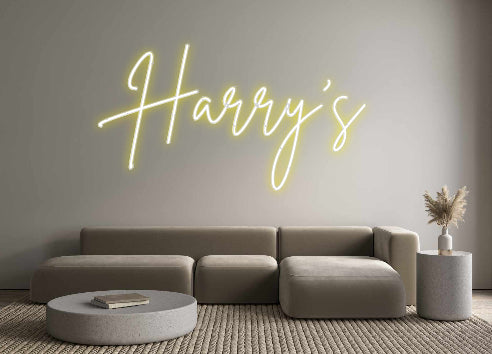 Custom Neon Sign Online Editor Harry’s