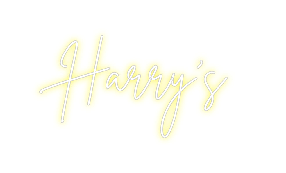 Custom Neon Sign Online Editor Harry’s