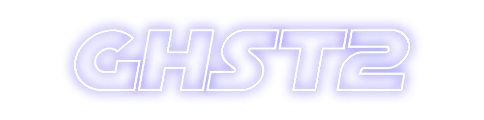 Custom Neon Sign Online Editor GHST2
