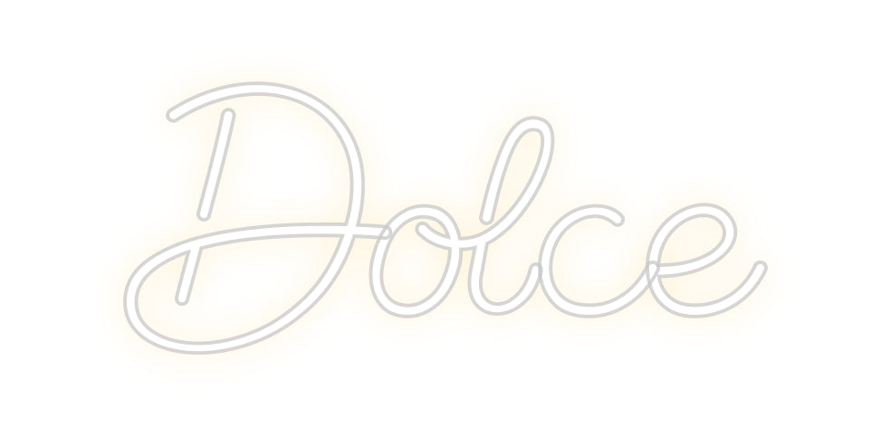 Custom Neon Sign Online Editor Dolce
