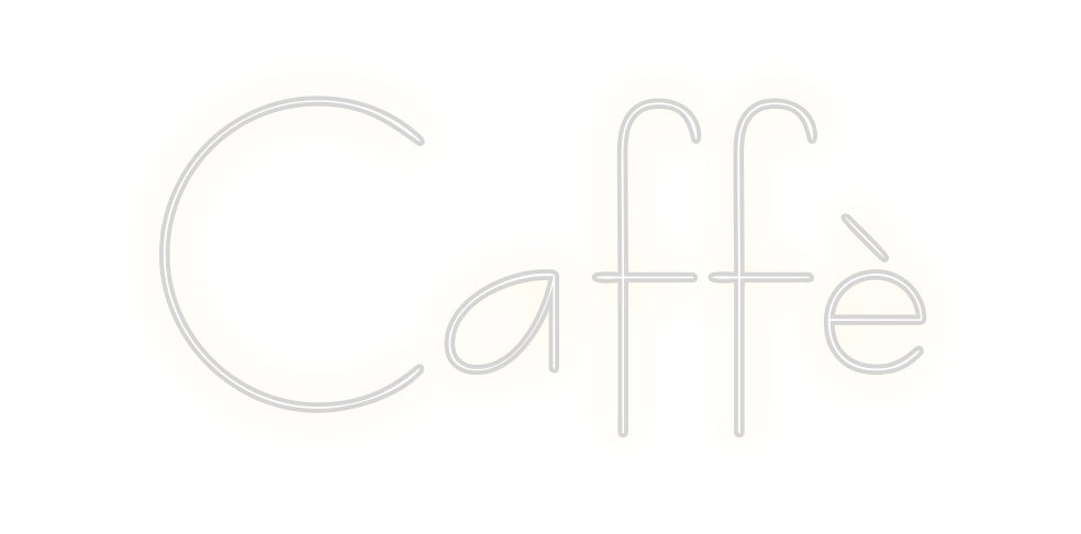 Custom Neon Sign Online Editor Caffè