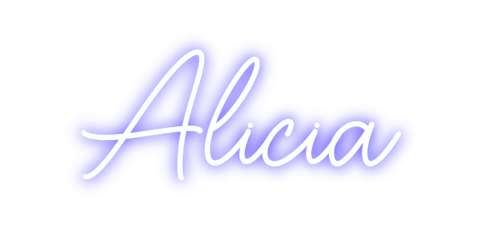 Custom Neon Sign Online Editor Alicia