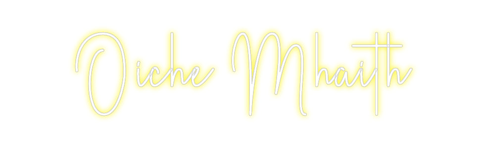 Custom Neon Sign Online Editor Oíche Mhaith