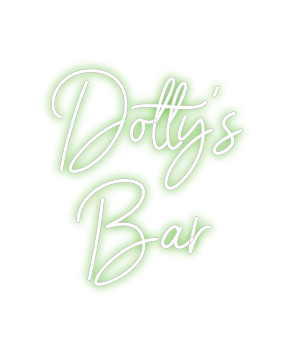 Custom Neon Sign Online Editor Dotty’s
Bar