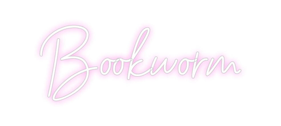 Custom Neon Sign Online Editor Bookworm