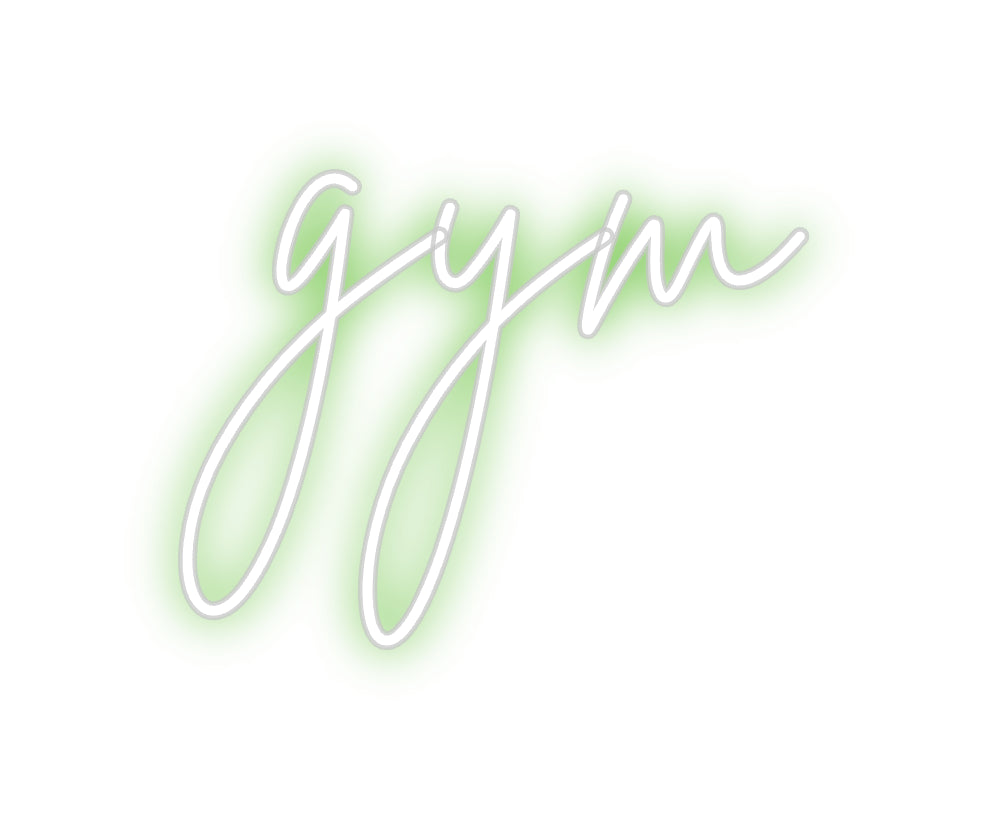 Custom Neon Sign Online Editor gym