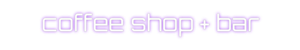 Custom Neon Sign Online Editor coffee shop +...