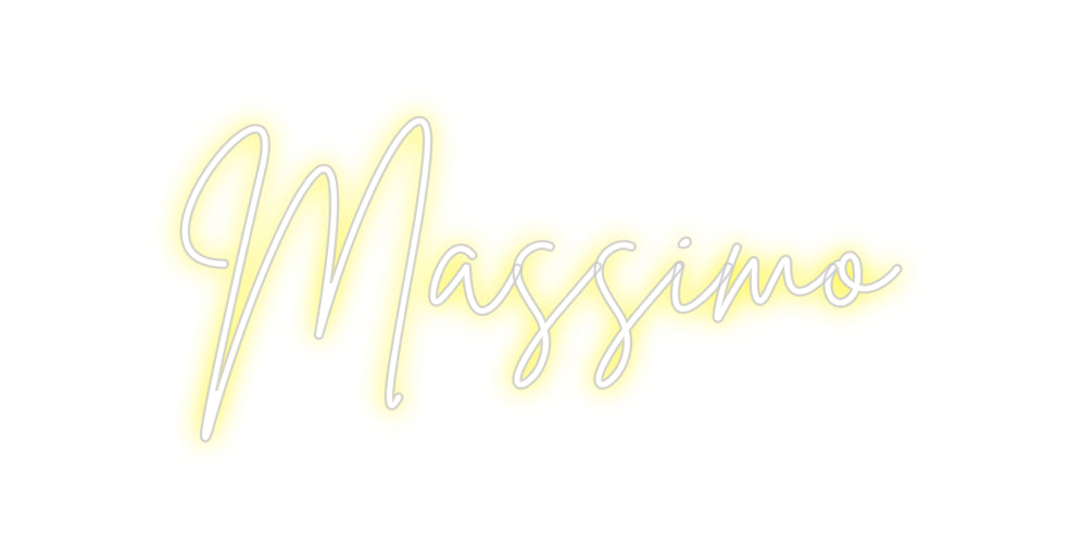 Custom Neon Sign Online Editor Massimo