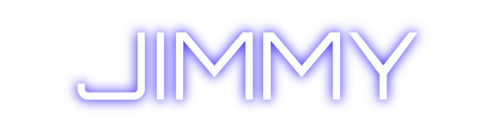 Custom Neon Sign Online Editor JIMMY