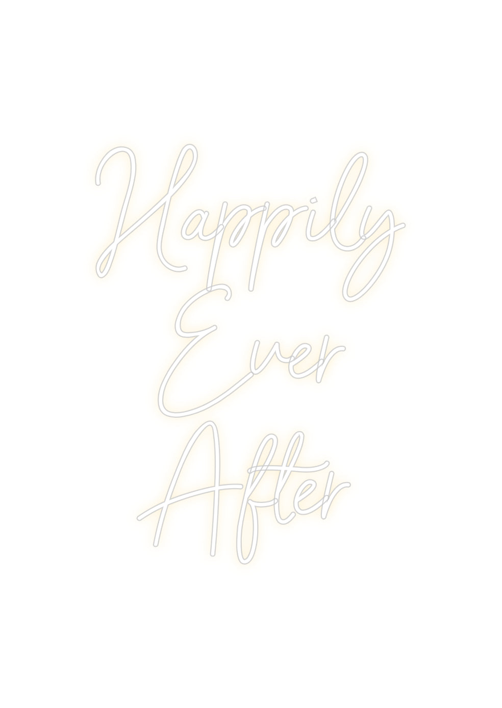 Custom Neon Sign Online Editor Happily
Eve...