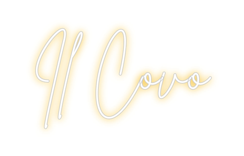 Custom Back Lit Neon Sign Online Editor Il Covo