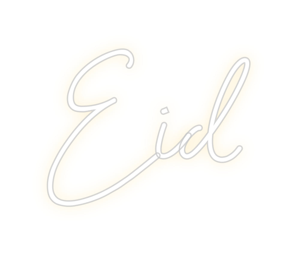 Custom Neon Sign Online Editor Eid