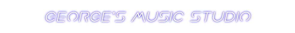 Custom Neon Sign Online Editor George’s Musi...
