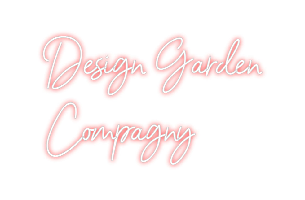 Custom Neon Sign Online Editor Design Garden...