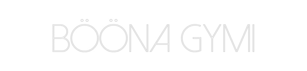Custom Neon Sign Online Editor Bööna Gymi