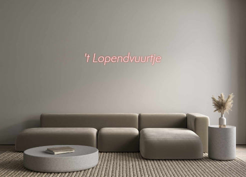 Custom Back Lit Neon Sign Online Editor 't Lopendvuur...