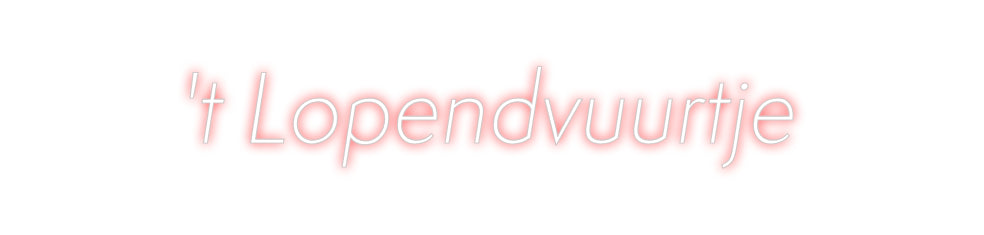 Custom Back Lit Neon Sign Online Editor 't Lopendvuur...
