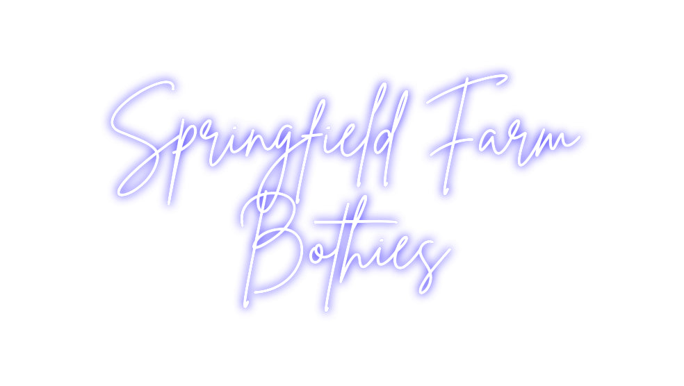 Custom Neon Sign Online Editor Springfield F...