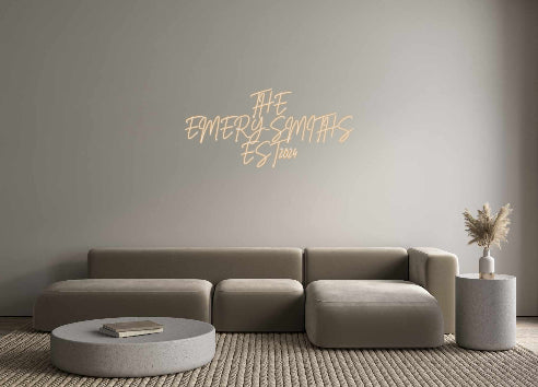 Custom Neon Sign Online Editor THE
EMERY-SM...