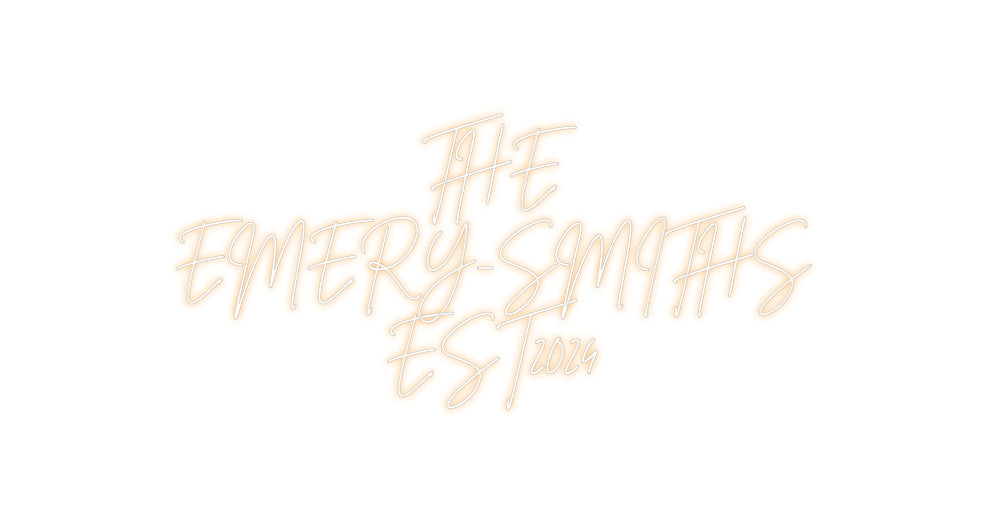 Custom Neon Sign Online Editor THE
EMERY-SM...