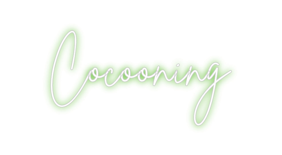 Custom Neon Sign Online Editor Cocooning