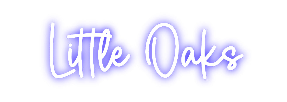 Custom Neon Sign Online Editor Little Oaks