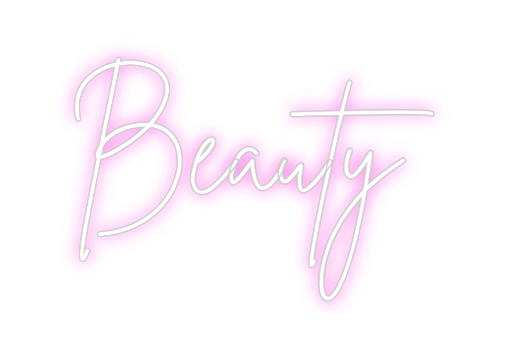 Custom Neon Sign Online Editor Beauty