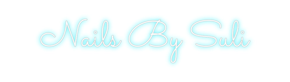 Custom Back Lit Neon Sign Online Editor Nails By Suli