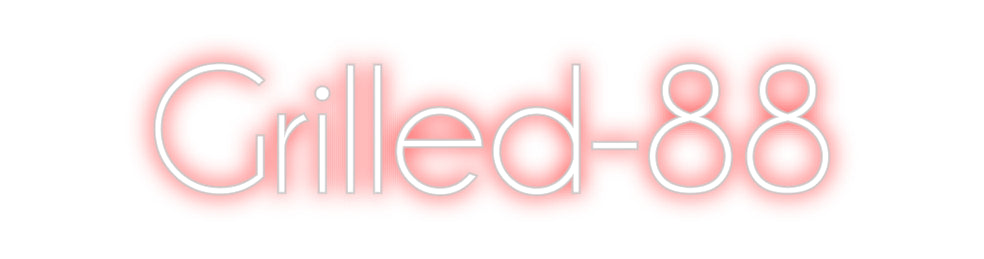 Custom Neon Sign Online Editor Grilled-88