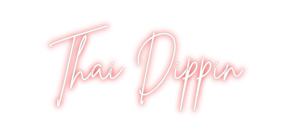 Custom Neon Sign Online Editor Thai Dippin