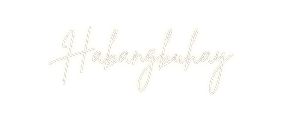 Custom Neon Sign Online Editor Habangbuhay