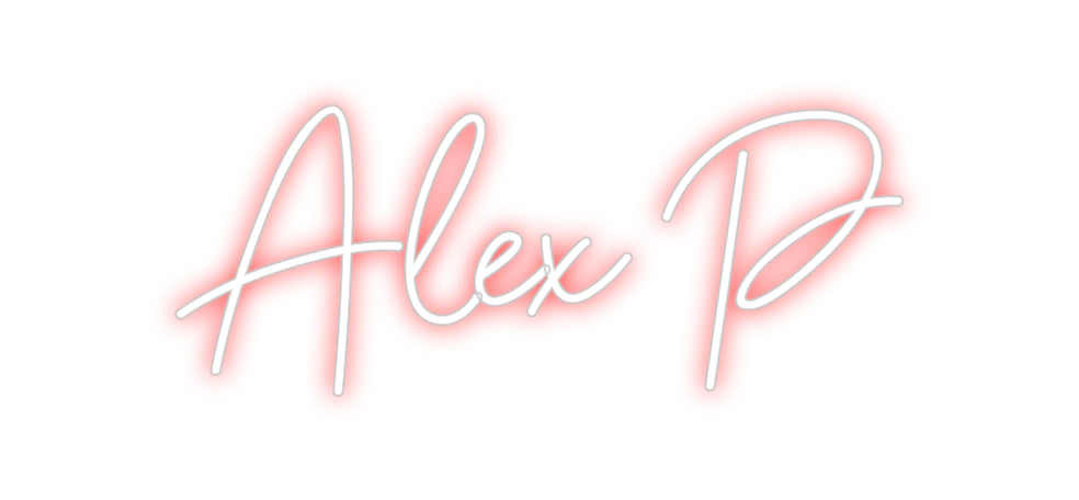 Custom Neon Sign Online Editor Alex P