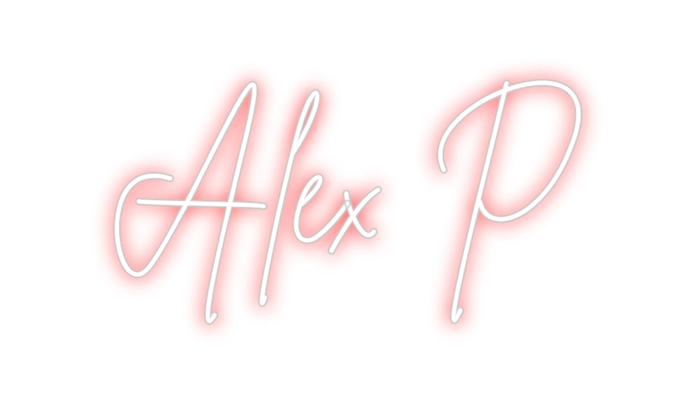 Custom Neon Sign Online Editor Alex P