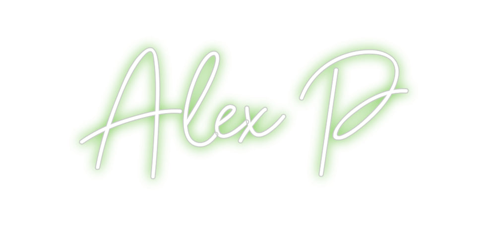 Custom Neon Sign Online Editor Alex P