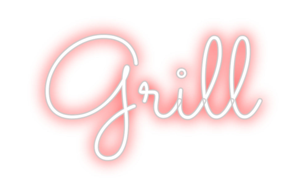 Custom Neon Sign Online Editor Grill